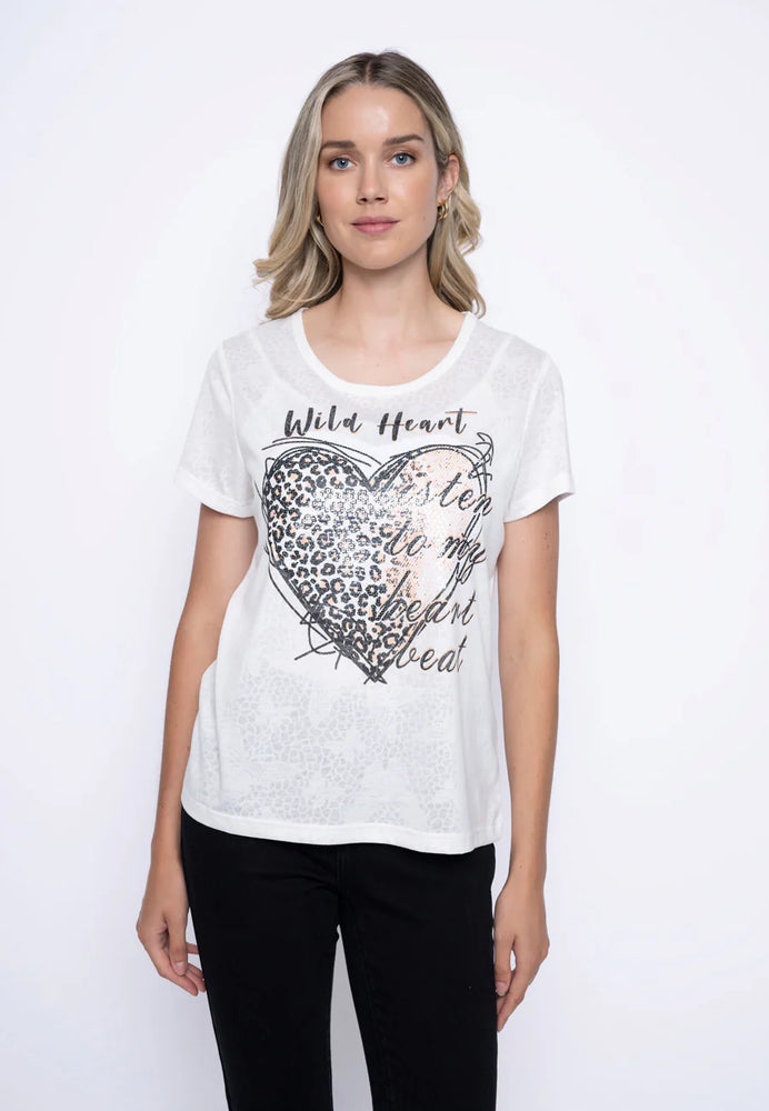 Short Sleeve Printed Top