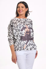 Chanel Print Sweater