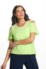 Flutter Sleeve Cold Shoulder