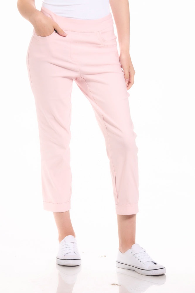 Pull on Cuff Capri