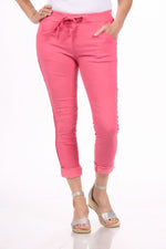 Pull on Side Ribbon Jeggings