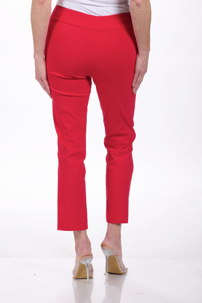 Back image of krazy larry pull on pants in red. 