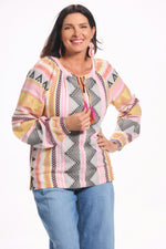 Jacquard Blouse