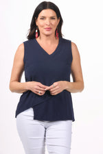 Sleeveless V-Neck Tank