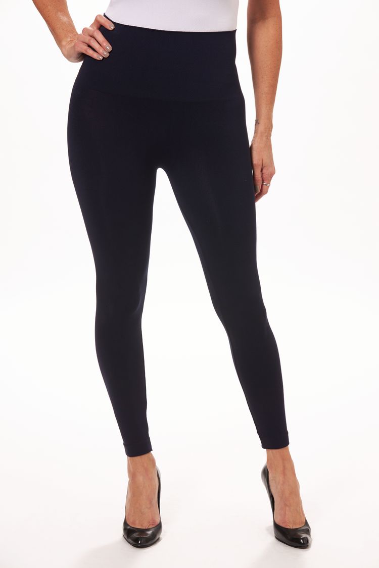 High-Waist Leggings (Ebony) | BAMBASICS ECOWEAR